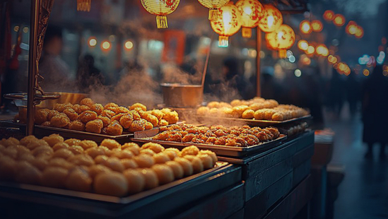 Street Snack Scene